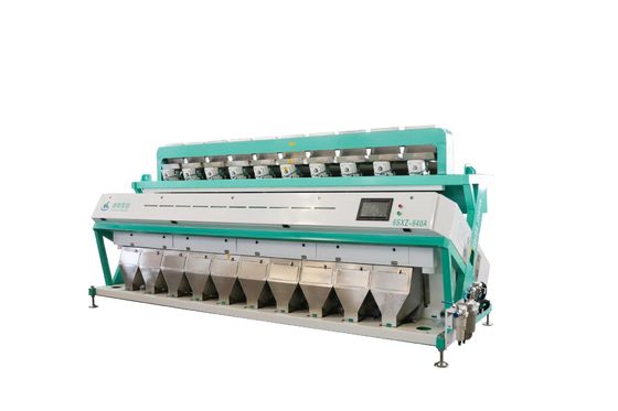 OEM Large Parboiled Rice Sorter Color Machine 10 Chute 640 Channels