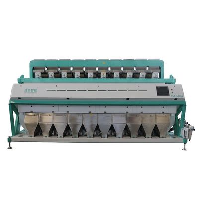 CCD 10 Chutes Οπτική μηχανή ταξινόμησης χρωμάτων για δημητριακά, ξηρούς καρπούς, φασόλια