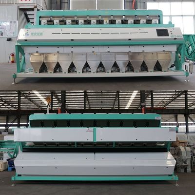 CCD 10 Chutes Οπτική μηχανή ταξινόμησης χρωμάτων για δημητριακά, ξηρούς καρπούς, φασόλια