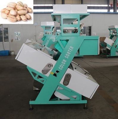 ISO9001 Οπτική μηχανή ταξινόμησης χρωμάτων φιστικιών με φιστίκια LED